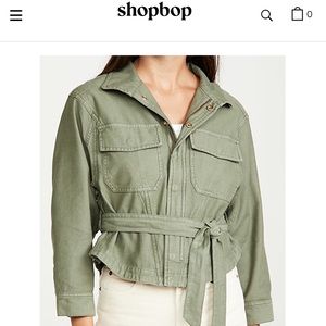 Frame
Twisted Shirt Jacket